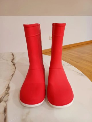 Botas de Agua Infantiles Tribord Rojas Talla 23/24