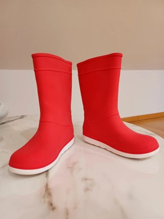 Botas de Agua Infantiles Tribord Rojas Talla 23/24