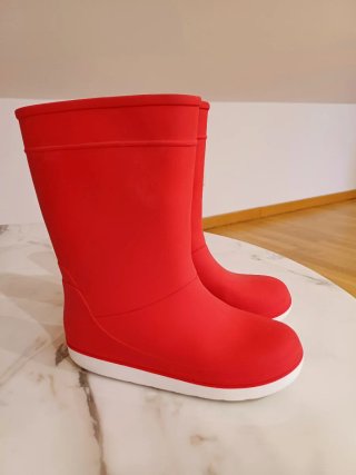 Botas de Agua Infantiles Tribord Rojas Talla 23/24