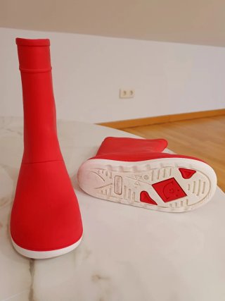 Botas de Agua Infantiles Tribord Rojas Talla 23/24