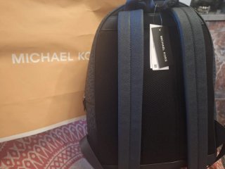 Mochila Michael Kors Negra/Azul