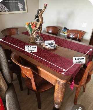 Conjunto de comedor antiguo Art Déco (años 30-40)
