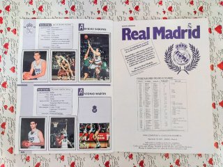 ANTIGUO ALBUM DE CROMOS REAL MADRID C.F. 94/95