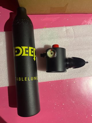 Botella de Buceo 0,5L 3000 PSI con Manómetro