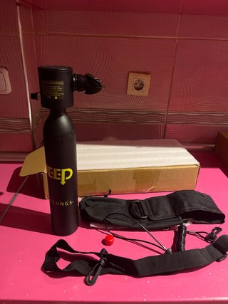 Botella de Buceo 0,5L 3000 PSI con Manómetro