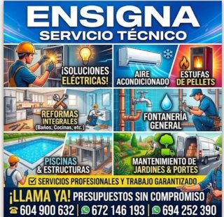 SERVICIOS DE REFORMAS, FONTANERÍA, AIRE ACONDICION