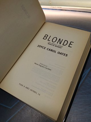 BLONDE. UNA NOVELA SOBRE MARILYN MONROE, Joyce Carol Oates