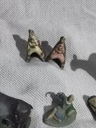 Set de Figuras de Belén de Barro