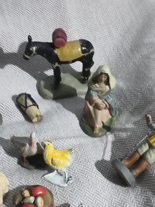 Set de Figuras de Belén de Barro