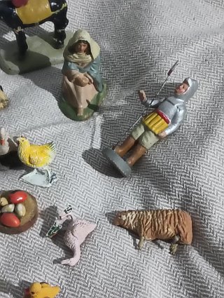 Set de Figuras de Belén de Barro