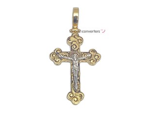 crucifijo oro 18k
