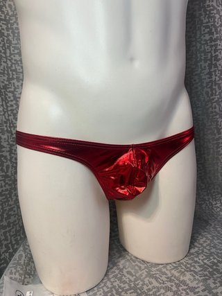 Calzoncillo tipo slip rojo brillante TLla L