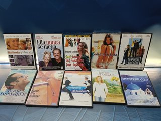 Lote 10 dvds, películas románticas, Belleza robada, Mejor...Imposible, La pareja del año y mas