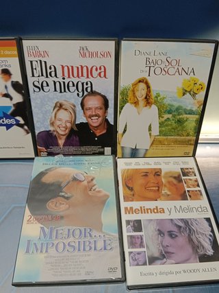 Lote 10 dvds, películas románticas, Belleza robada, Mejor...Imposible, La pareja del año y mas