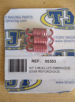 Embrague original y muelles TJT para Derbi Variant