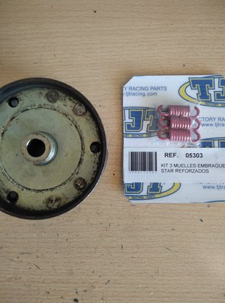 Embrague original y muelles TJT para Derbi Variant