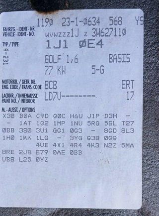 Paragolpes volkswagen golf iv berlina (1j1) 469385