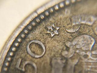 Lote 2 Monedas 2,50 Pts., 1953 *54 *56