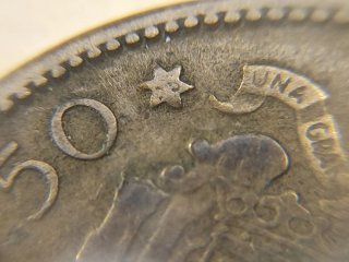 Lote 2 Monedas 2,50 Pts., 1953 *54 *56