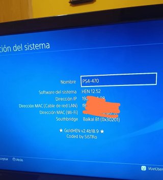 Consola PS4 version 12.52 Blanca