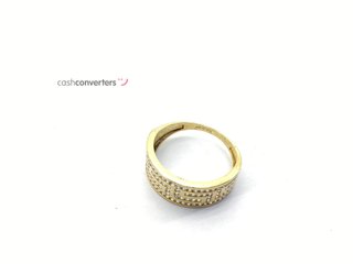 anillo oro 18k con piedra con circonita