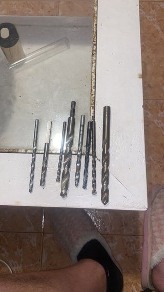 Lote de brocas para taladro