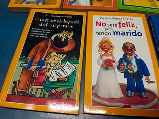 14 libros de humor, diferentes autores