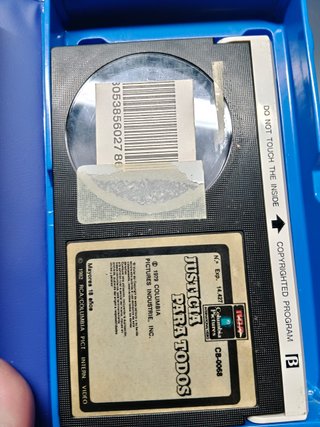 cinta BETA, Justicia para todos , película , primera edición VHS