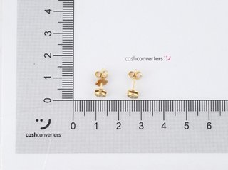 pendientes oro 18k con piedra con circonita
