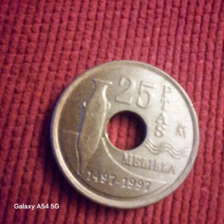 Moneda 25 Pesetas Melilla 1497-1997