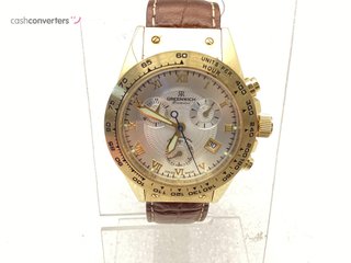 reloj pulsera premium caballero greenwich premiere chronograph