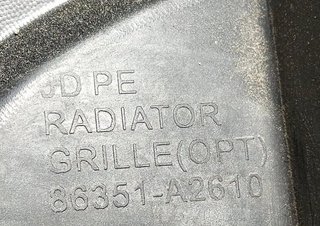 15455 86351a26 rejilla paragolpes kia ceed gt-line
