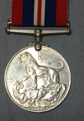 Medalla Británica Segunda Guerra Mundial 1939-1945