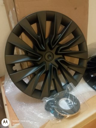 Tapacubos Negro Mate tesla modelo 3