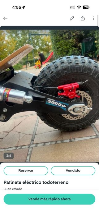 Patinete eléctrico todoterreno Pro