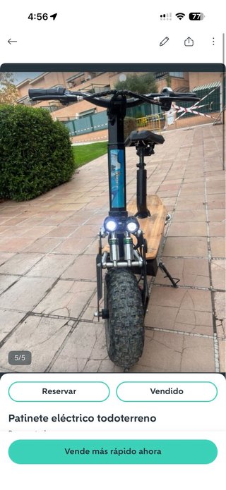Patinete eléctrico todoterreno Pro