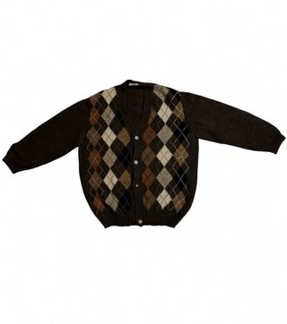 Cardigan Valentino Sport argyle | Toppe in pelle