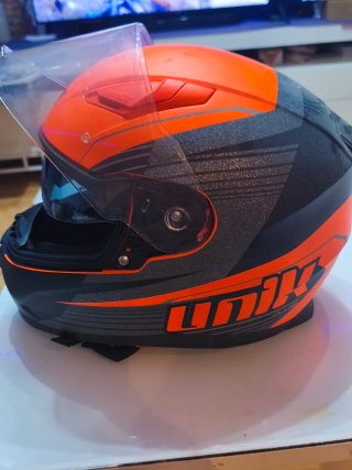 Casco de Moto Unik Naranja