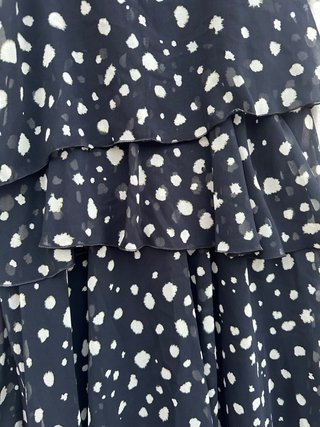 Vestido-Mono,Zara Negro Blanco Talla L