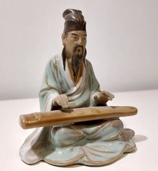 Figura antigua 1950 de Shiwan Mudman, Yu Boya