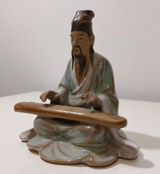 Figura antigua 1950 de Shiwan Mudman, Yu Boya