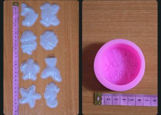 Molde silicona 5€ cada uno