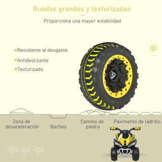 Quad correpasillos todoterreno niños luces  sonido