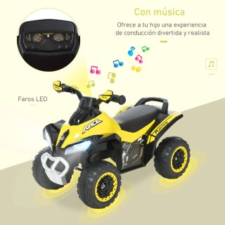 Quad correpasillos todoterreno niños luces  sonido
