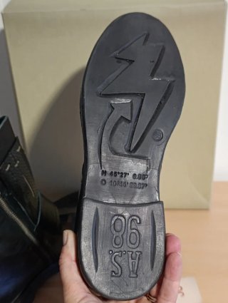 Botas A.S.98 Mujer T.38 Negras