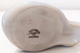 Limoges figura porcelana francesa pez 1920