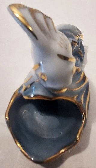 Limoges figura porcelana francesa pez 1920