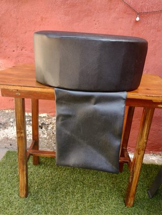 Sillón Elevador Peluquería Negro