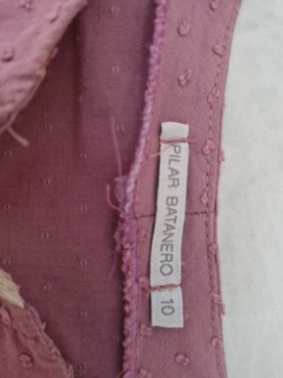 Blusa de Niña Rosa con Textura