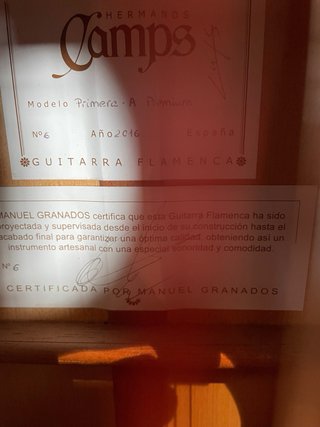 Guitarra Española Camps